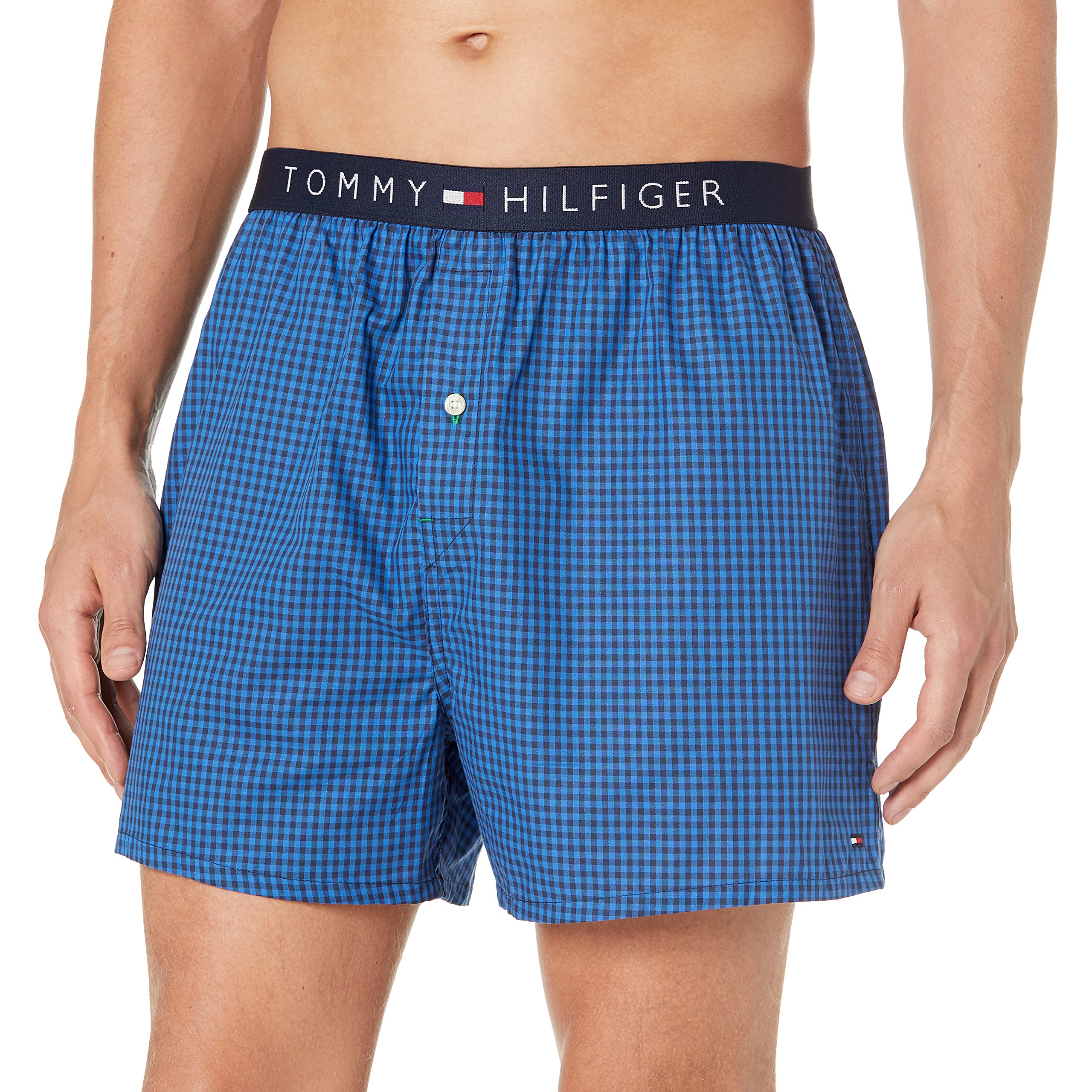 Foto 2 pulgar | Ropa Interior Para Hombre Tommy Hilfiger Woven Boxers Indigo Xl - Venta Internacional.