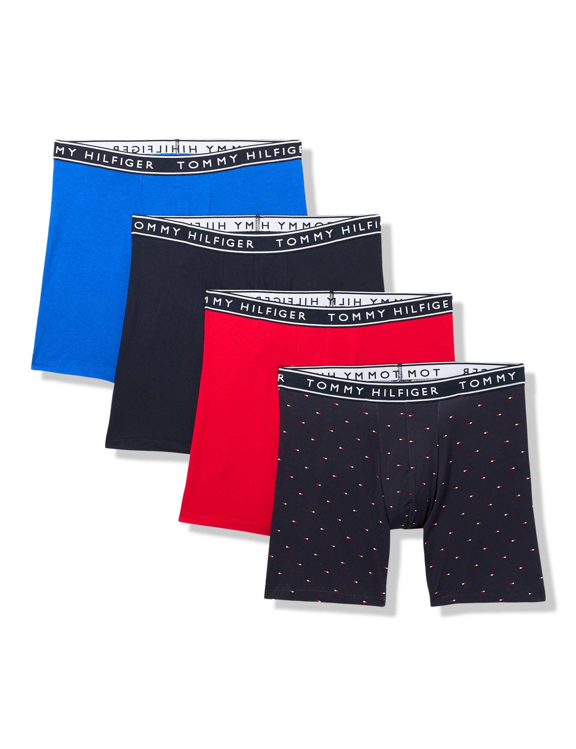Foto 1 | Calzoncillos Tipo Bóxer Tommy Hilfiger De Algodón Elástico Para Hombre, Paquete De 4 - Venta Internacional.