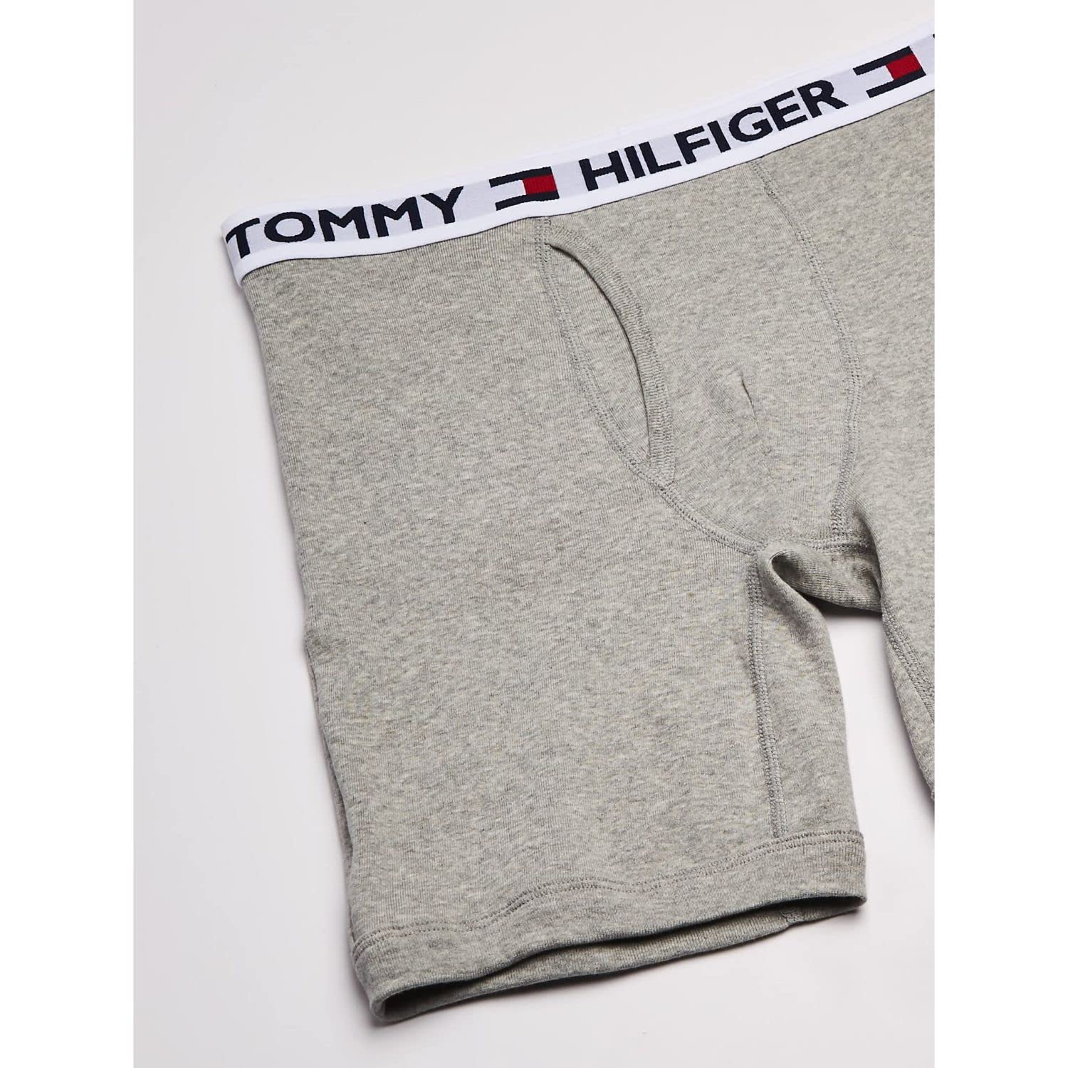 Foto 3 pulgar | Calzoncillo Bóxer Tommy Hilfiger Con 4 Bolsillos Para Hombre, Color Gris/azul Marino, Talla M - Venta Internacional.