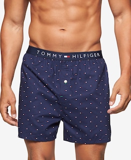 Foto 1 | Ropa Interior Tommy Hilfiger Woven Boxers Sailor Navy L - Venta Internacional.