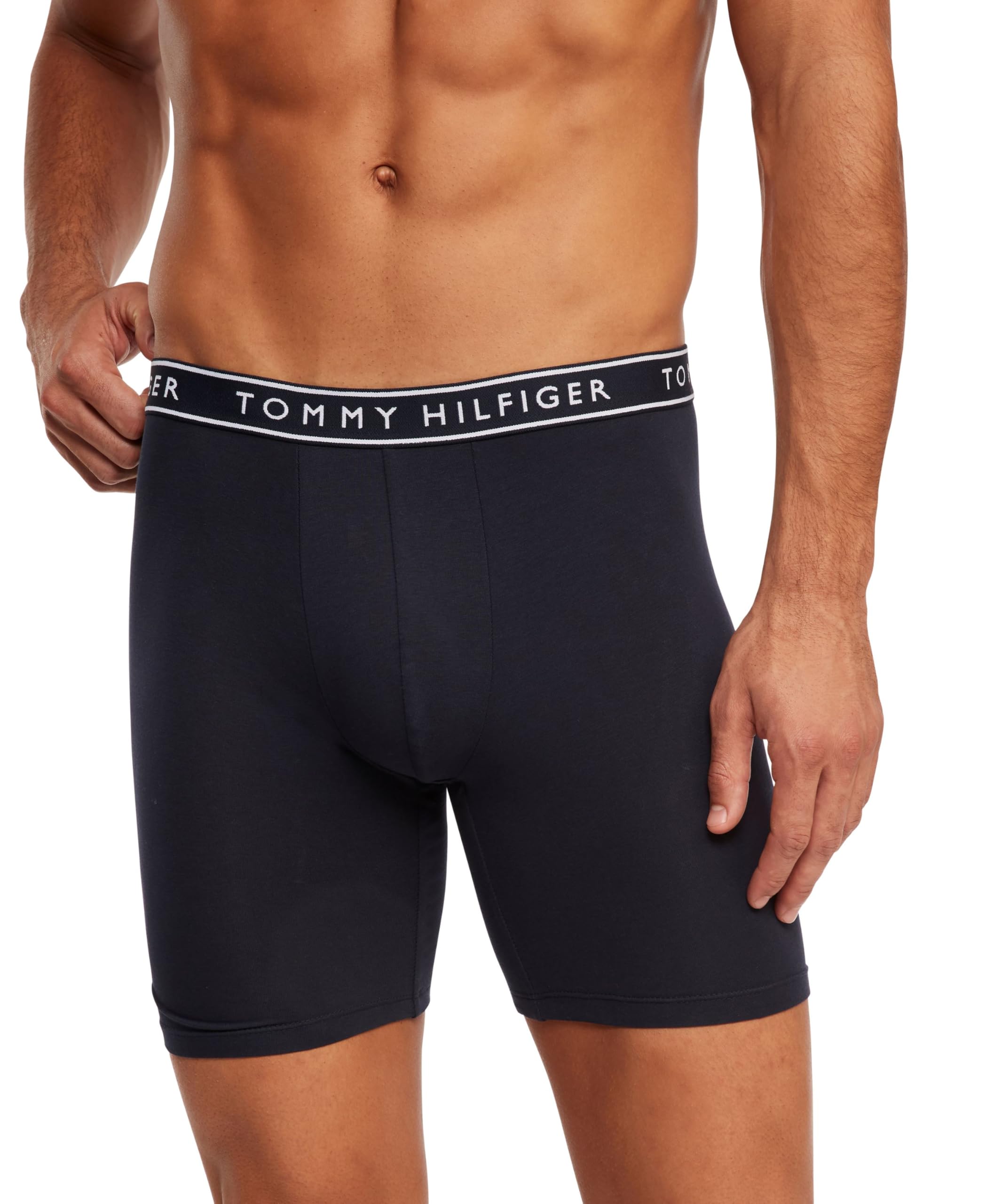 Foto 1 | Calzoncillos Tipo Bóxer Tommy Hilfiger De Algodón Elástico Para Hombre, Paquete De 4 - Venta Internacional.