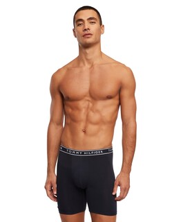 Foto 3 | Calzoncillos Tipo Bóxer Tommy Hilfiger De Algodón Elástico Para Hombre, Paquete De 4 - Venta Internacional.