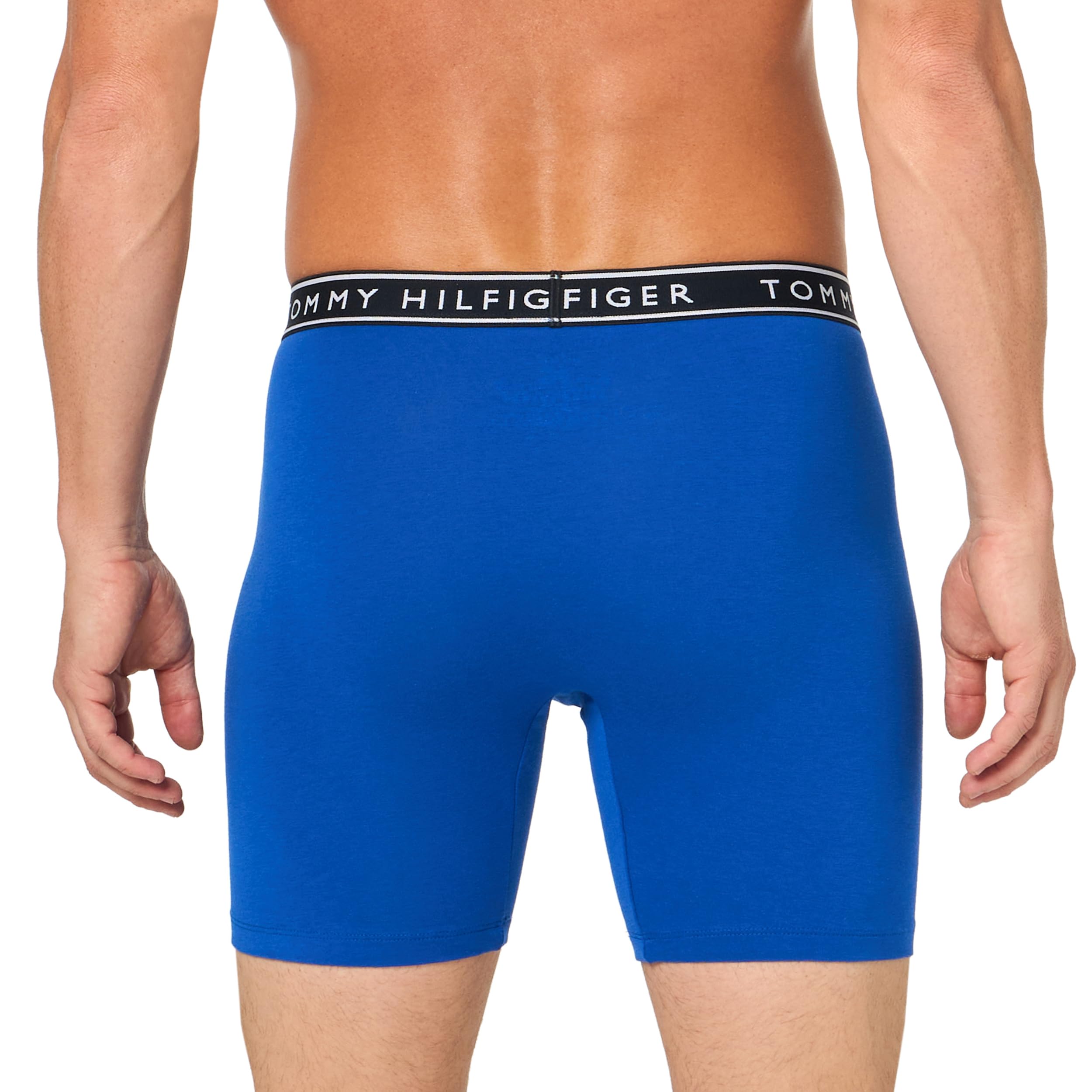 Foto 4 pulgar | Calzoncillos Tipo Bóxer Tommy Hilfiger De Algodón Elástico Para Hombre, Paquete De 4 - Venta Internacional.