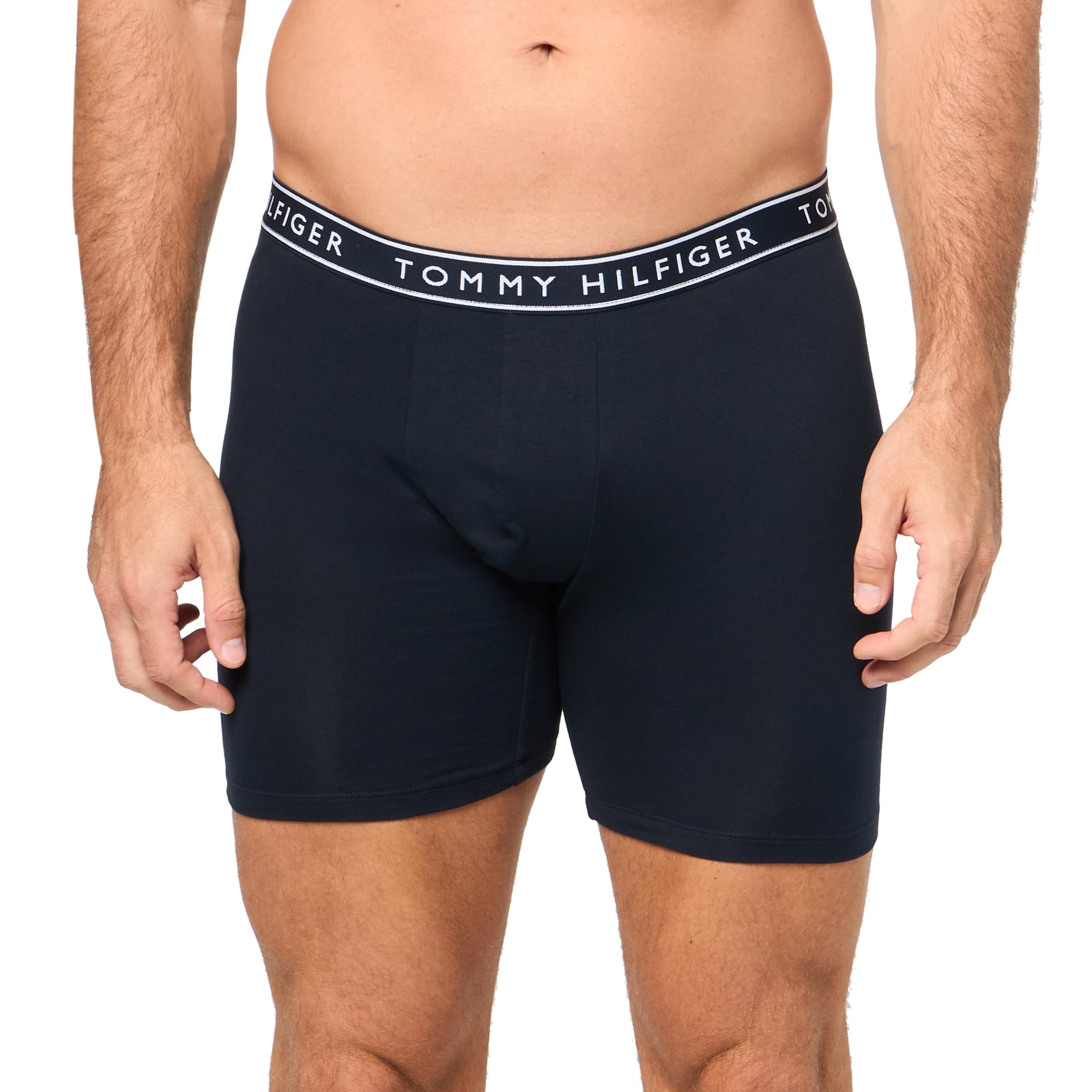 Foto 3 pulgar | Calzoncillos Tipo Bóxer Tommy Hilfiger De Algodón Elástico Para Hombre, Paquete De 4 - Venta Internacional.