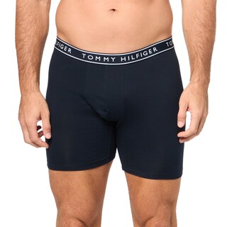 Foto 2 | Calzoncillos Tipo Bóxer Tommy Hilfiger De Algodón Elástico Para Hombre, Paquete De 4 - Venta Internacional.