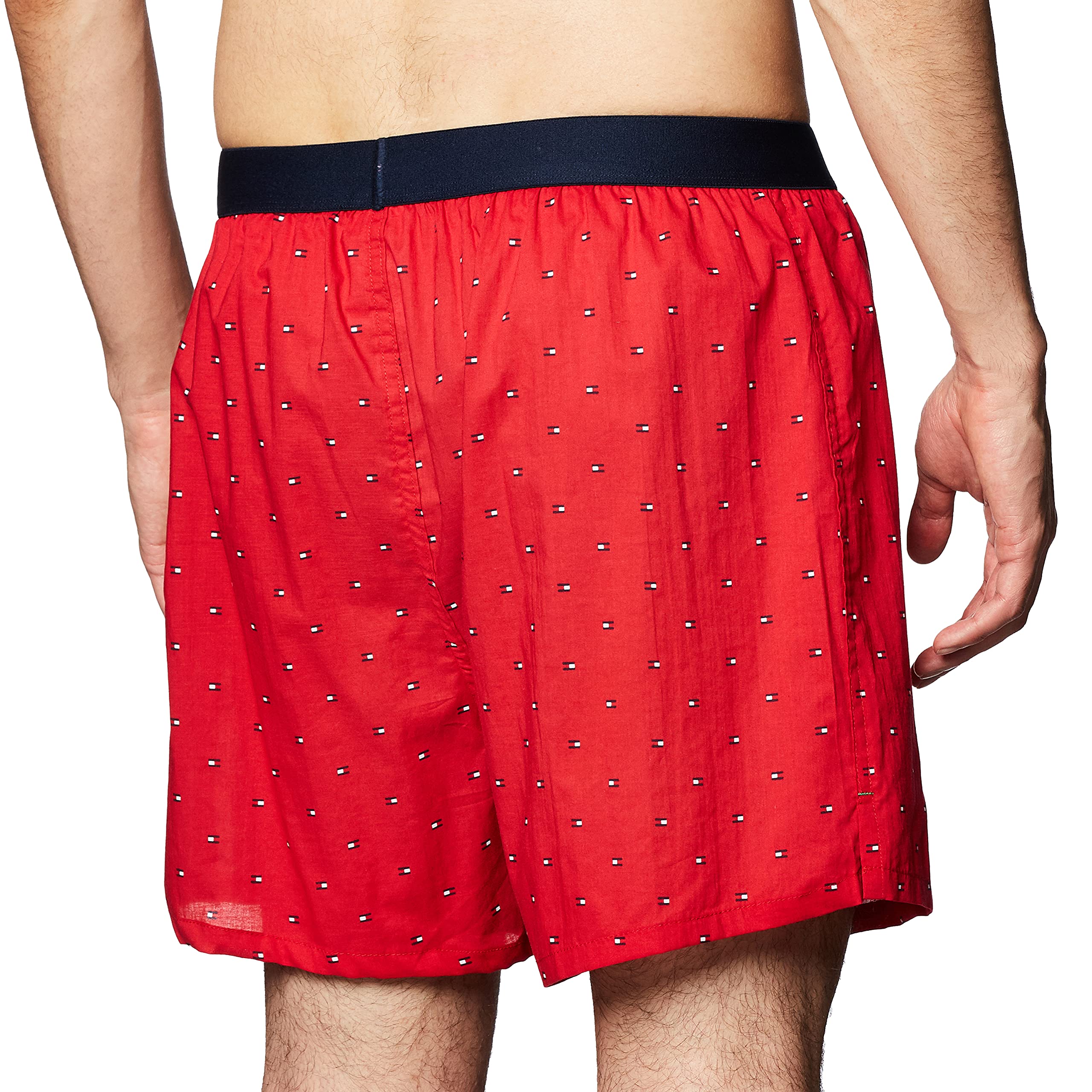 Foto 3 pulgar | Calzoncillos Tipo Bóxer Tommy Hilfiger Tejidos Para Hombre, Color Rojo, Algodón - Venta Internacional.