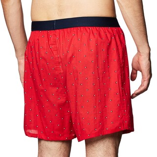 Foto 2 | Calzoncillos Tipo Bóxer Tommy Hilfiger Tejidos Para Hombre, Color Rojo, Algodón - Venta Internacional.