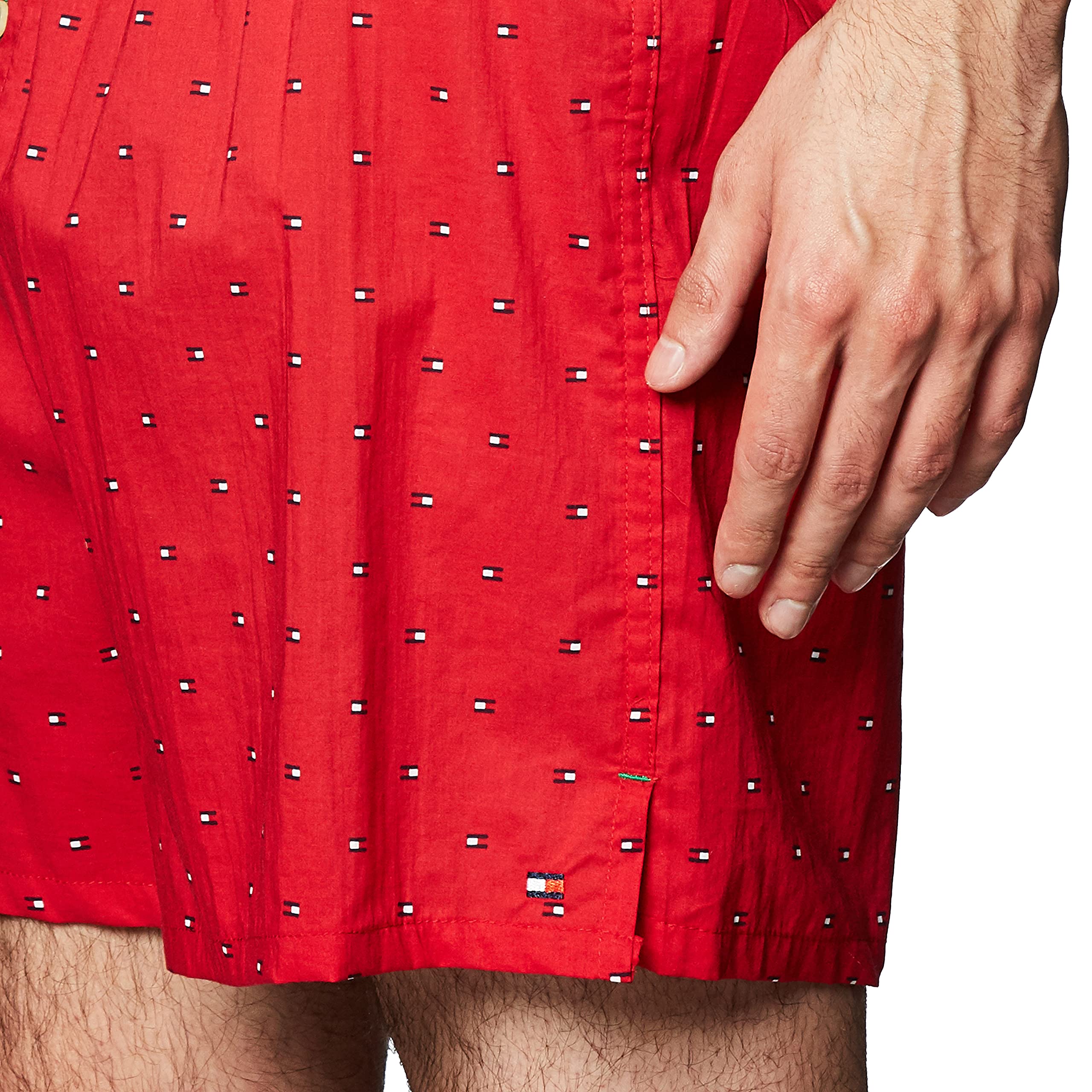Foto 4 pulgar | Calzoncillos Tipo Bóxer Tommy Hilfiger Tejidos Para Hombre, Color Rojo, Algodón - Venta Internacional.