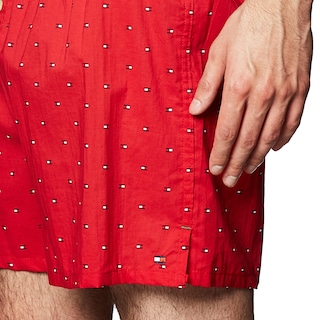 Foto 3 | Calzoncillos Tipo Bóxer Tommy Hilfiger Tejidos Para Hombre, Color Rojo, Algodón - Venta Internacional.