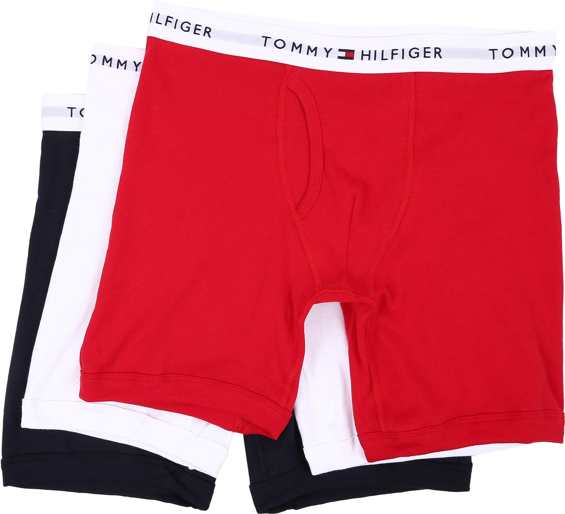 Foto 2 pulgar | Calzoncillos Tipo Bóxer Tommy Hilfiger De Algodón Para Hombre, Color Caoba, Paquete De 3 - Venta Internacional.