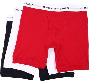 Foto 1 | Calzoncillos Tipo Bóxer Tommy Hilfiger De Algodón Para Hombre, Color Caoba, Paquete De 3 - Venta Internacional.