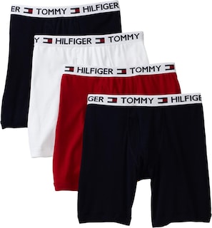 Foto 1 | Calzoncillo Bóxer Tommy Hilfiger Con 4 Bolsillos Para Hombre, Color Rojo, Azul Marino Y Blanco - Venta Internacional.