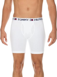 Foto 2 | Calzoncillo Bóxer Tommy Hilfiger Con 4 Bolsillos Para Hombre, Color Rojo, Azul Marino Y Blanco - Venta Internacional.