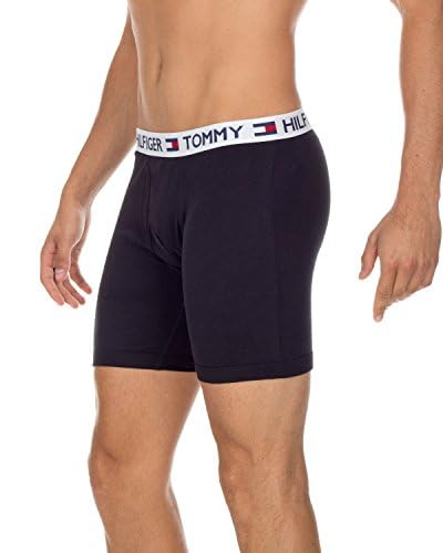 Foto 6 pulgar | Calzoncillo Bóxer Tommy Hilfiger Con 4 Bolsillos Para Hombre, Color Rojo, Azul Marino Y Blanco - Venta Internacional.