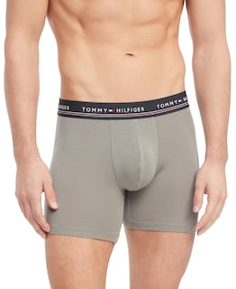 Foto 2 | Calzoncillos Tipo Bóxer Tommy Hilfiger Modal Para Hombre, Paquete De 3 - Venta Internacional.