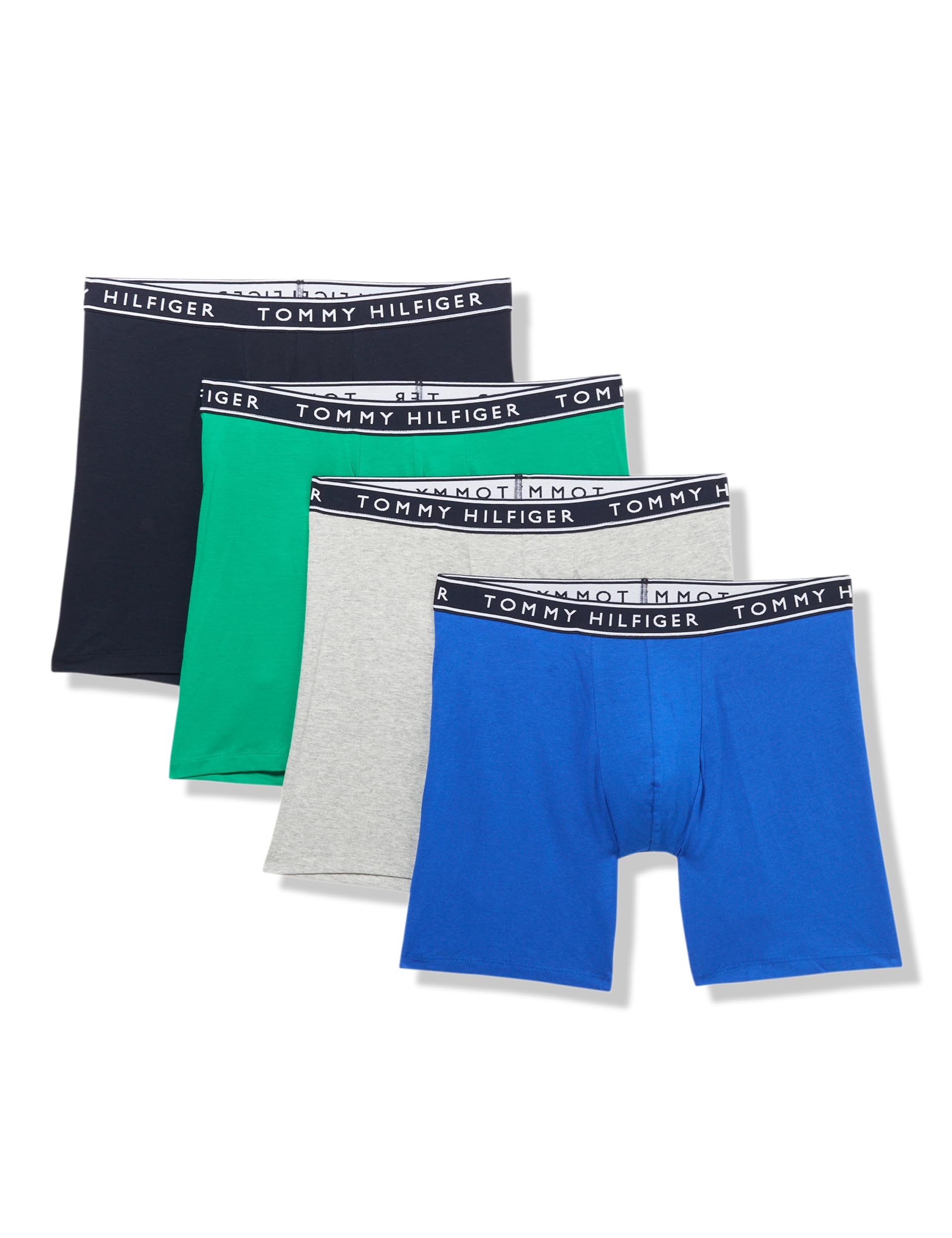 Foto 1 | Calzoncillos Tipo Bóxer Tommy Hilfiger De Algodón Elástico Para Hombre, Paquete De 4 - Venta Internacional.