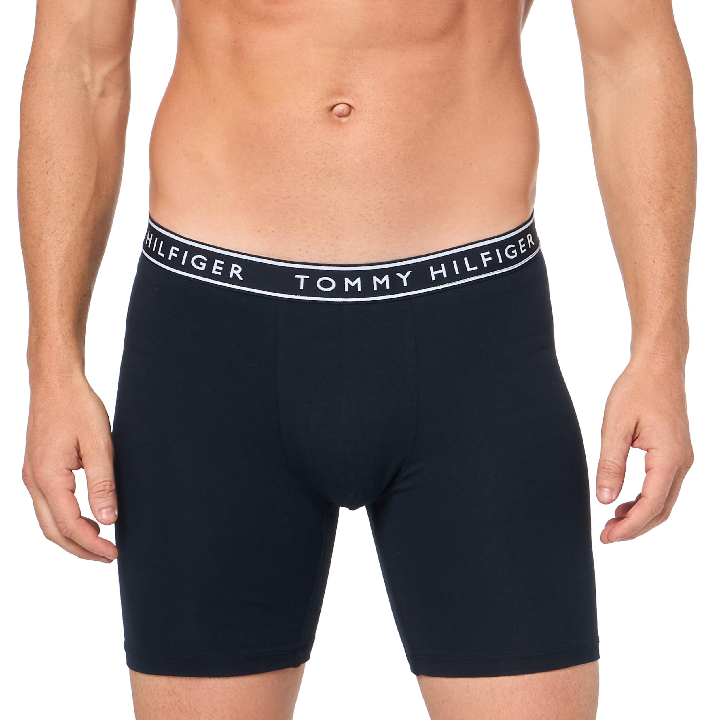 Foto 3 pulgar | Calzoncillos Tipo Bóxer Tommy Hilfiger De Algodón Elástico Para Hombre, Paquete De 4 - Venta Internacional.