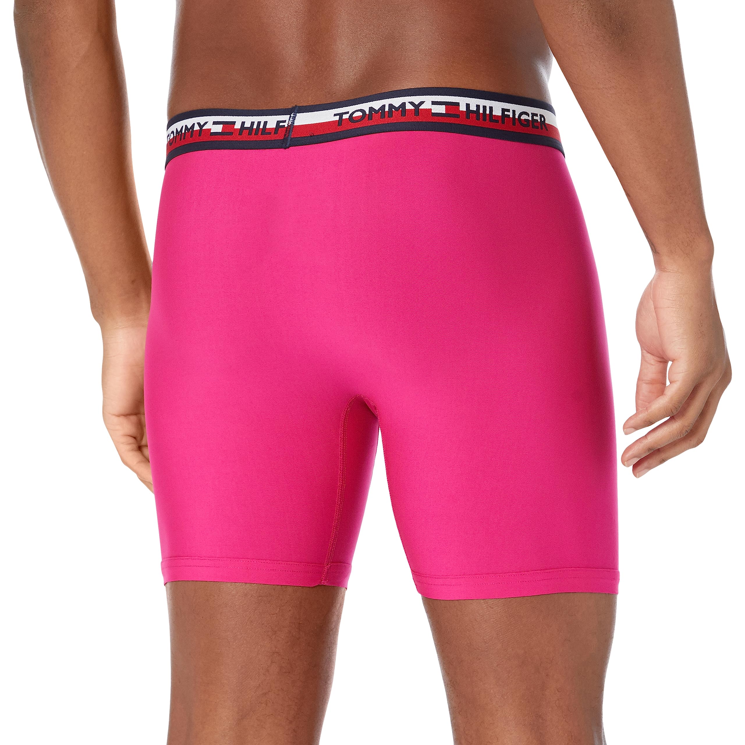 Foto 4 pulgar | Calzoncillos Tipo Bóxer Tommy Hilfiger Everyday Micro, Paquete De 3, Magenta - Venta Internacional.