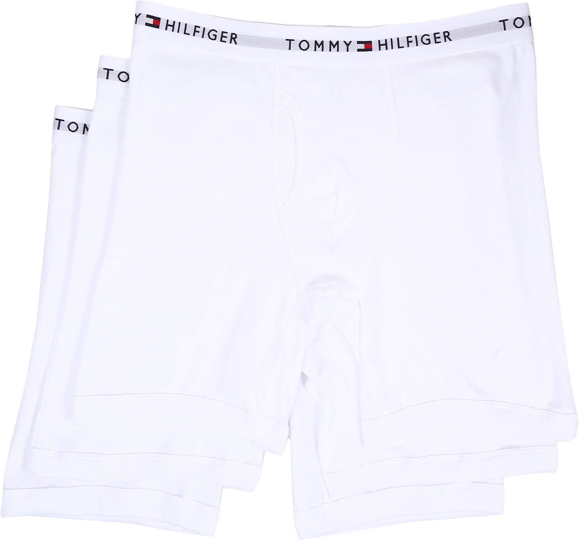 Calzoncillos Tipo Bóxer Tommy Hilfiger Para Hombre, 3 Unidades, Color Blanco, Talla M - Venta Internacional.