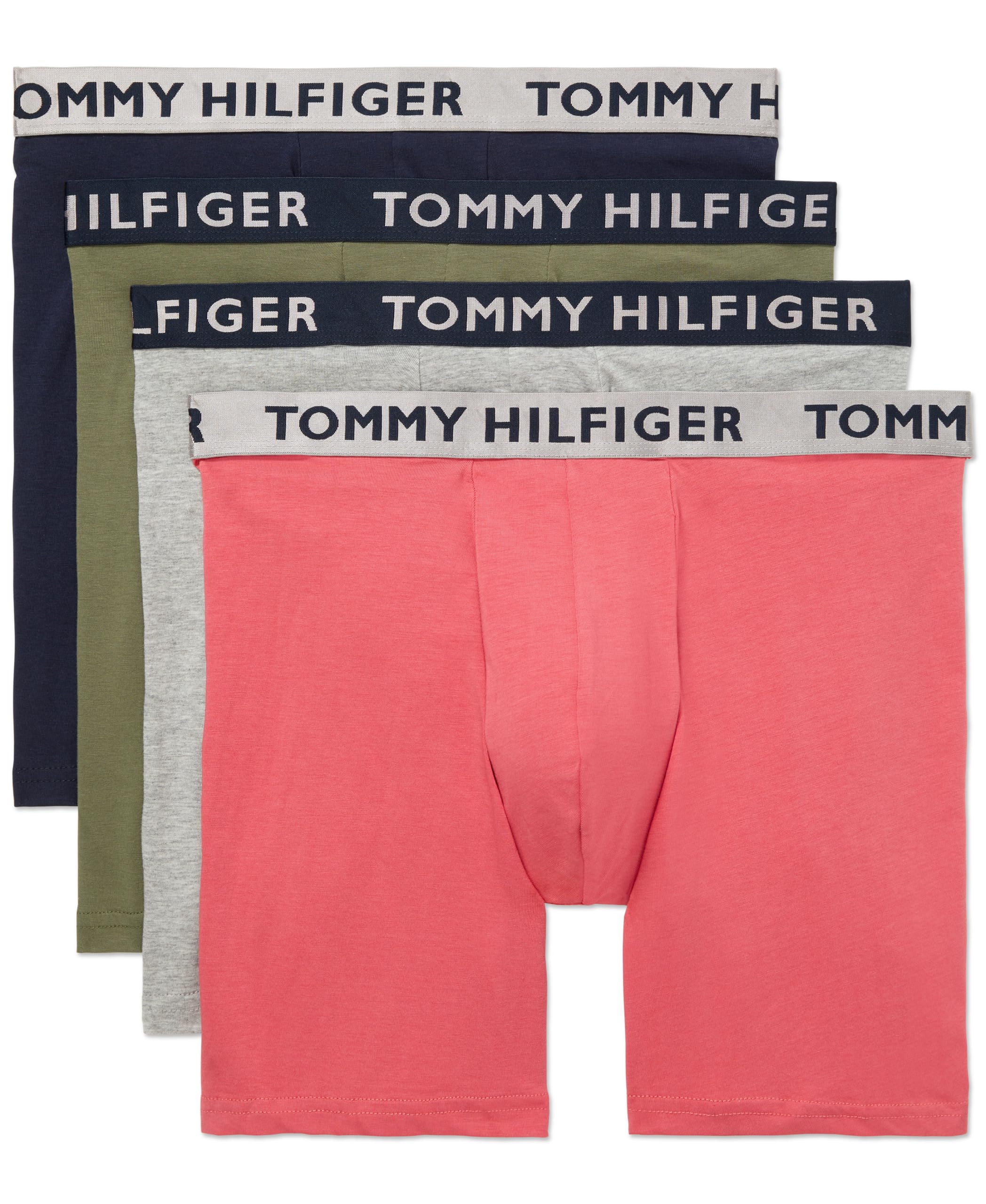 Foto 2 pulgar | Calzoncillos Tipo Bóxer Tommy Hilfiger De Algodón Elástico Para Hombre, Paquete De 4 - Venta Internacional.