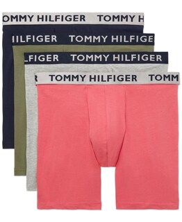 Foto 1 | Calzoncillos Tipo Bóxer Tommy Hilfiger De Algodón Elástico Para Hombre, Paquete De 4 - Venta Internacional.