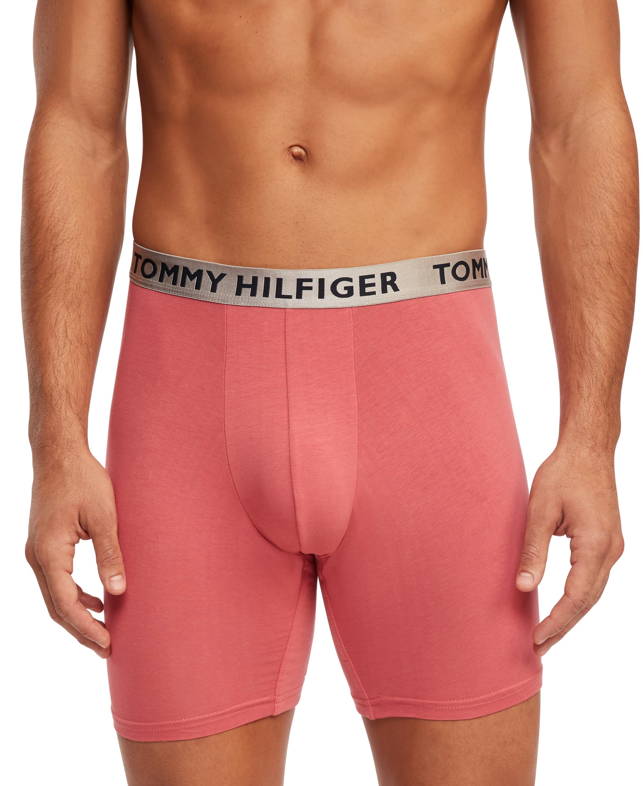 Foto 3 pulgar | Calzoncillos Tipo Bóxer Tommy Hilfiger De Algodón Elástico Para Hombre, Paquete De 4 - Venta Internacional.