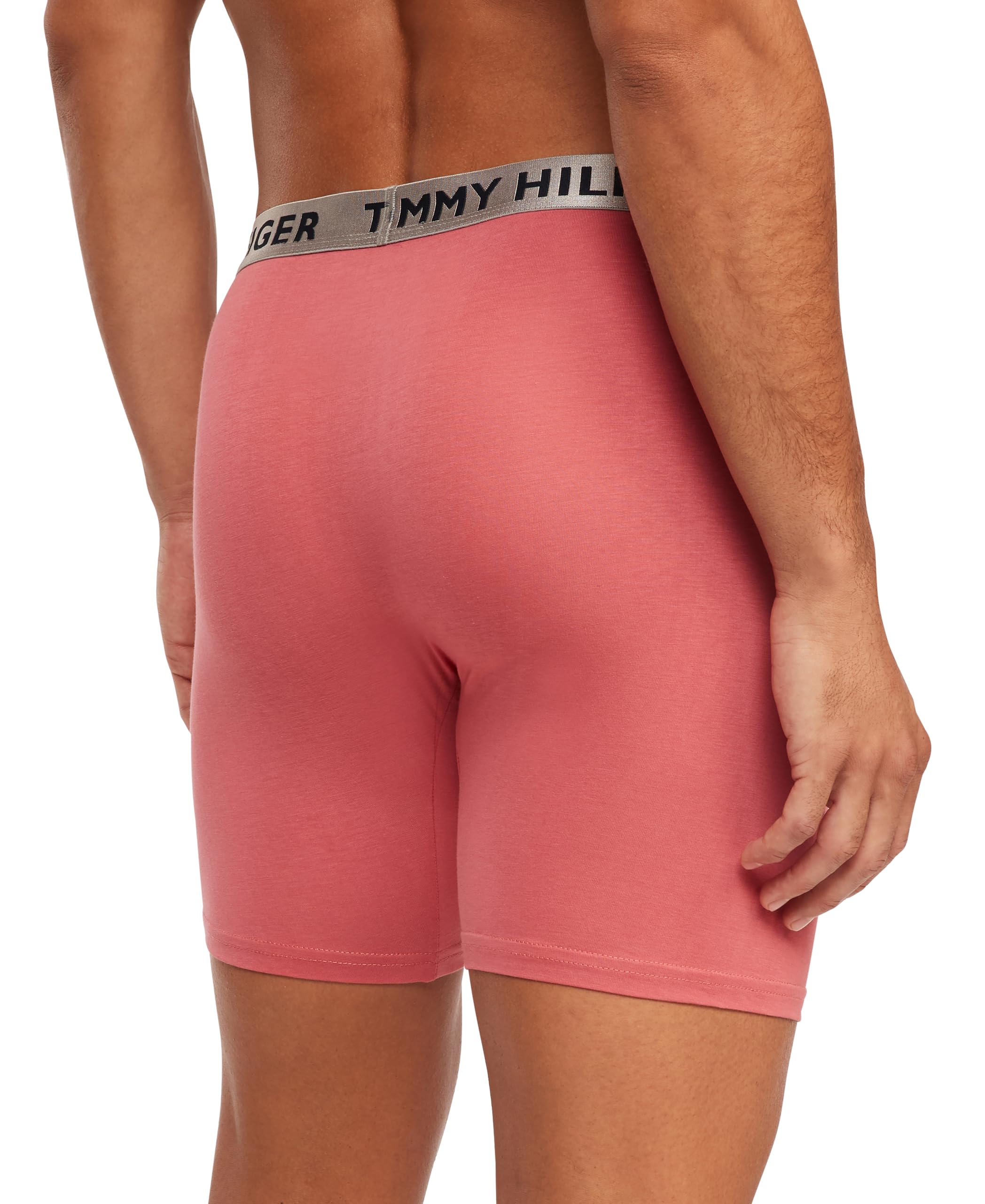 Foto 4 pulgar | Calzoncillos Tipo Bóxer Tommy Hilfiger De Algodón Elástico Para Hombre, Paquete De 4 - Venta Internacional.