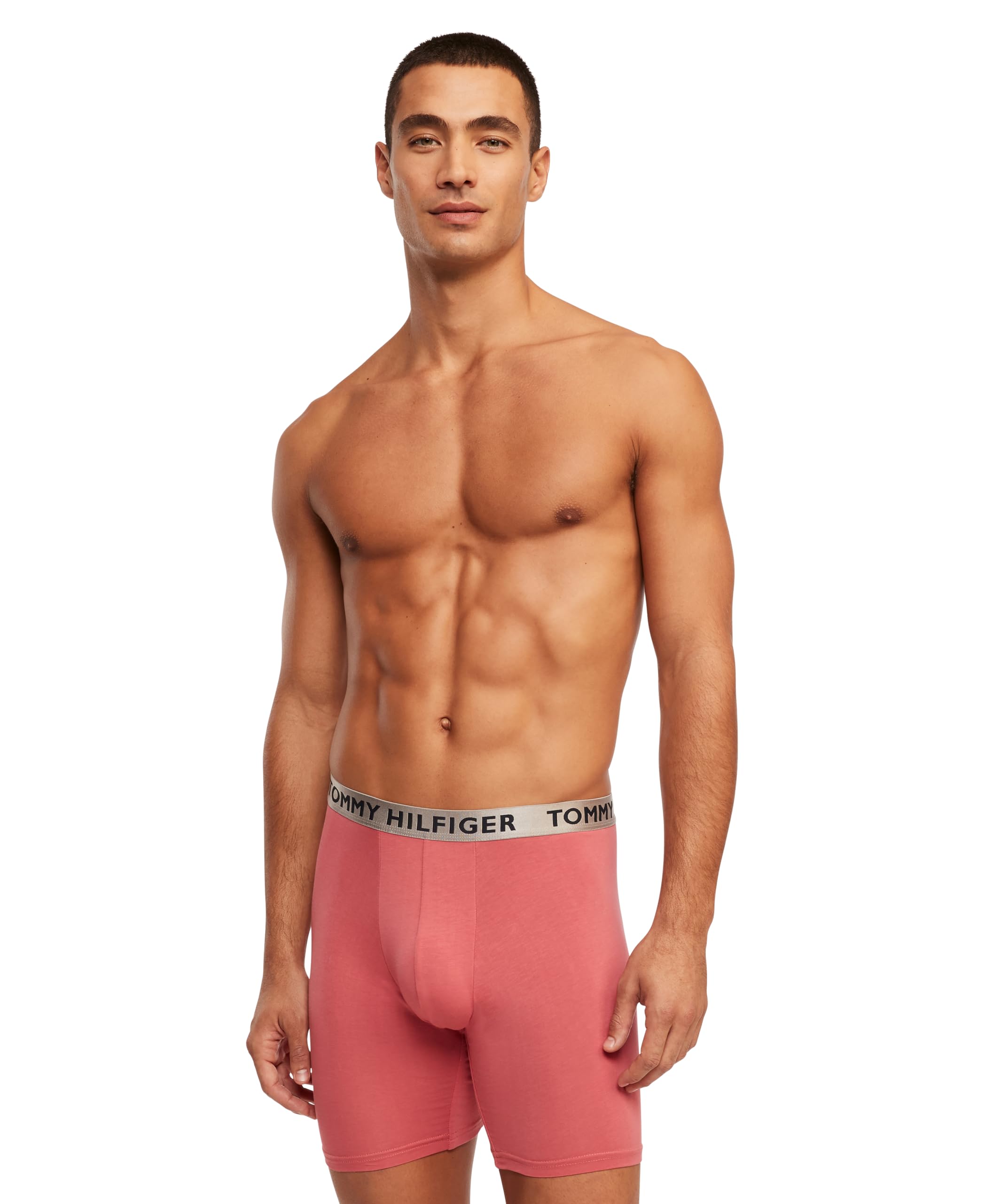 Foto 5 pulgar | Calzoncillos Tipo Bóxer Tommy Hilfiger De Algodón Elástico Para Hombre, Paquete De 4 - Venta Internacional.