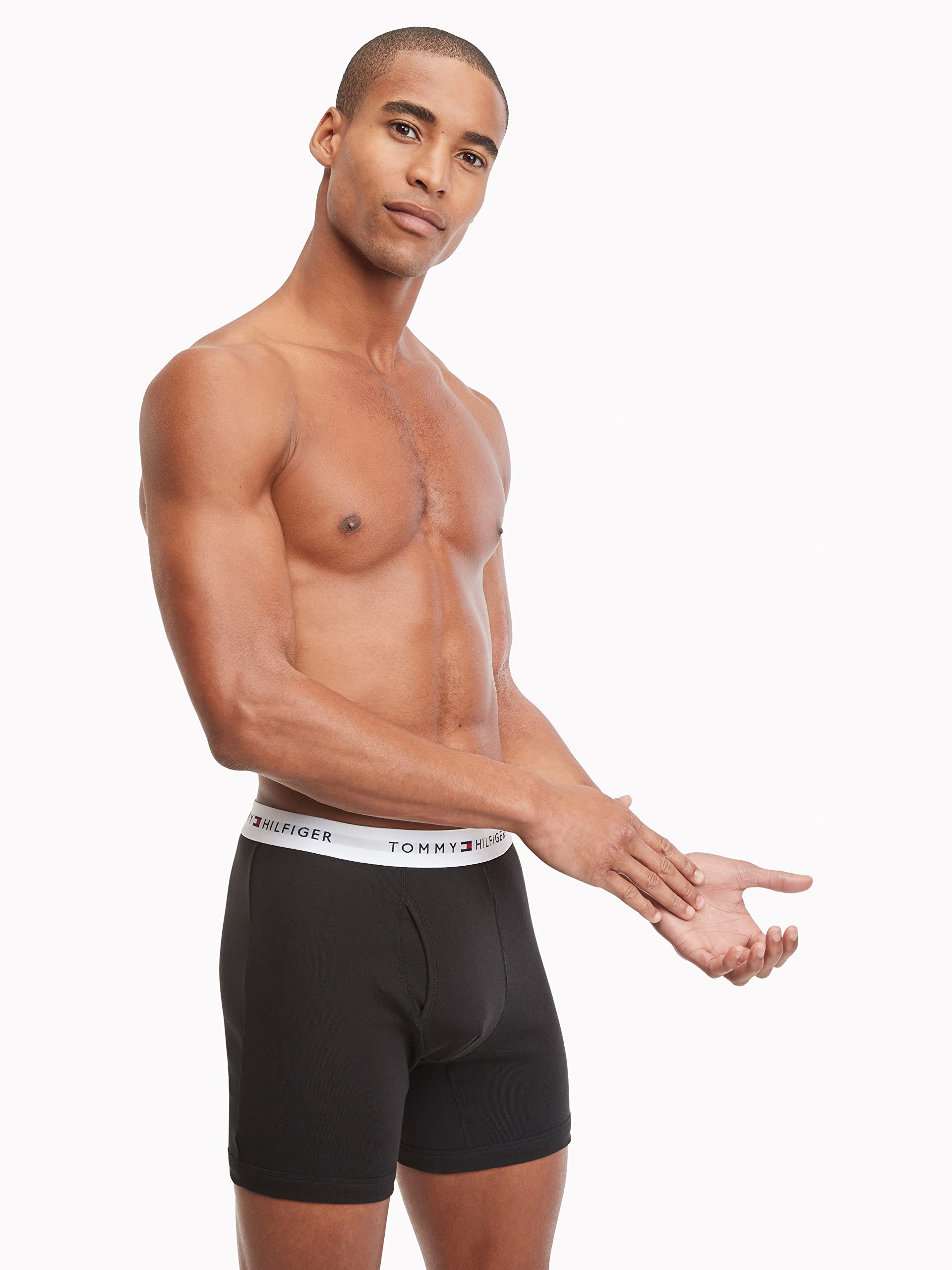 Foto 5 pulgar | Calzoncillos Bóxer Tommy Hilfiger Cotton Classics Negros - Venta Internacional.