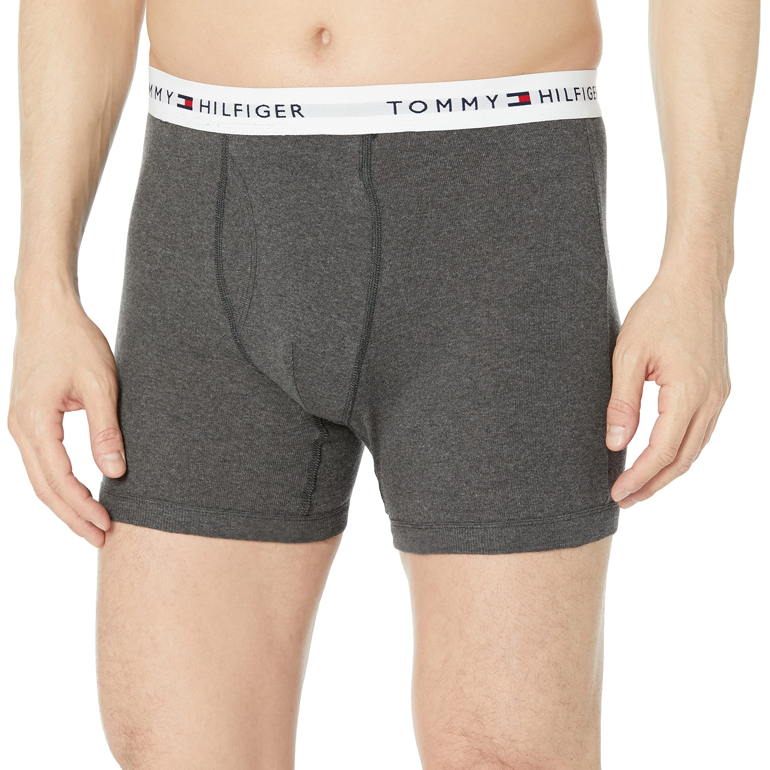 Foto 3 pulgar | Calzoncillos Tipo Bóxer Tommy Hilfiger Cotton Classics, Paquete De 3, Color Gris Para Hombre - Venta Internacional.