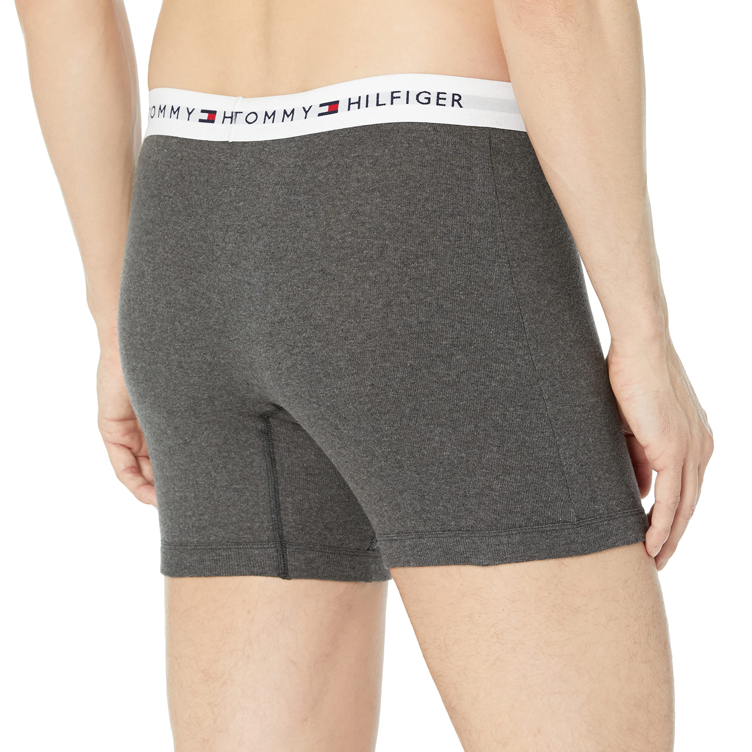 Foto 4 pulgar | Calzoncillos Tipo Bóxer Tommy Hilfiger Cotton Classics, Paquete De 3, Color Gris Para Hombre - Venta Internacional.