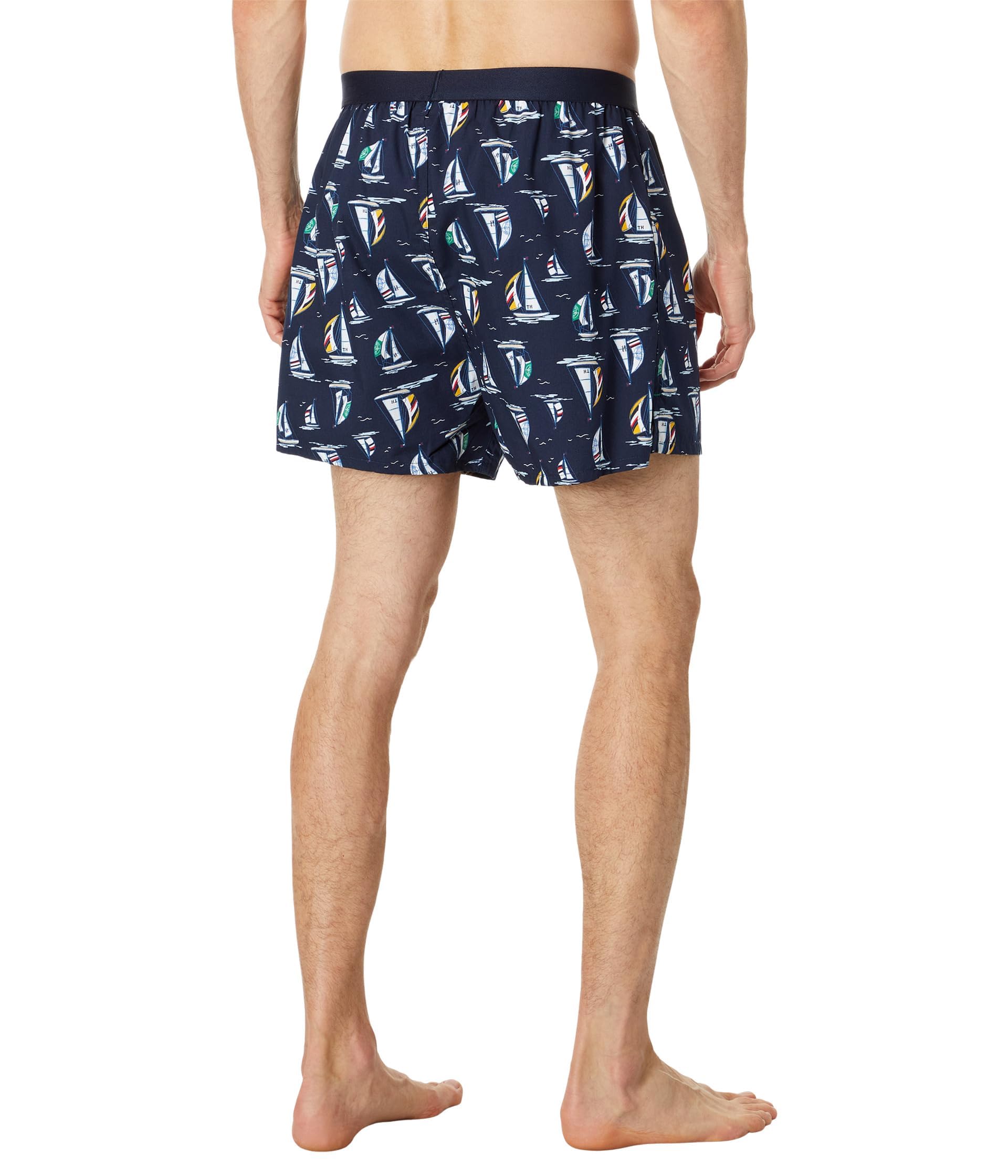 Foto 3 pulgar | Boxer Tommy Hilfiger Woven Riviera Blue Para Hombre - Venta Internacional.