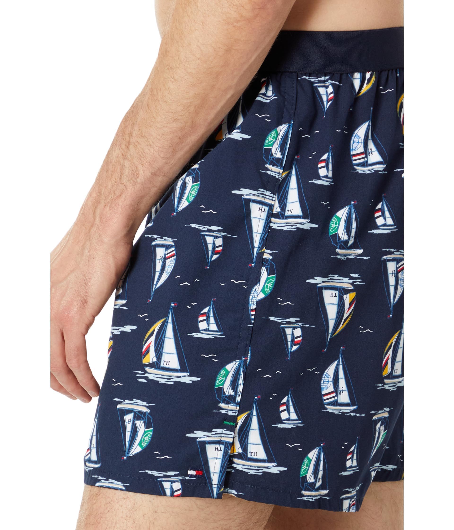 Foto 4 pulgar | Boxer Tommy Hilfiger Woven Riviera Blue Para Hombre - Venta Internacional.