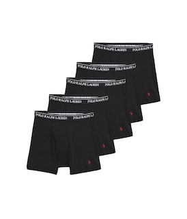 Foto 1 | Calzoncillos Tipo Bóxer Tipo Polo Ralph Lauren, 5 Unidades, Algodón Negro, Talla Xl - Venta Internacional.