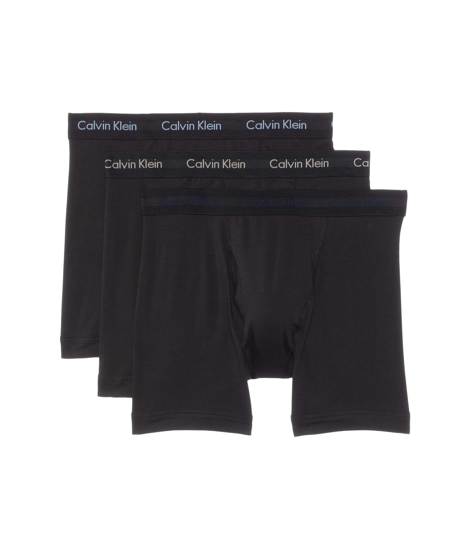 Calzoncillos Tipo Bóxer Calvin Klein De Algodón Elástico Para Hombre, Paquete De 3 - Venta Internacional.