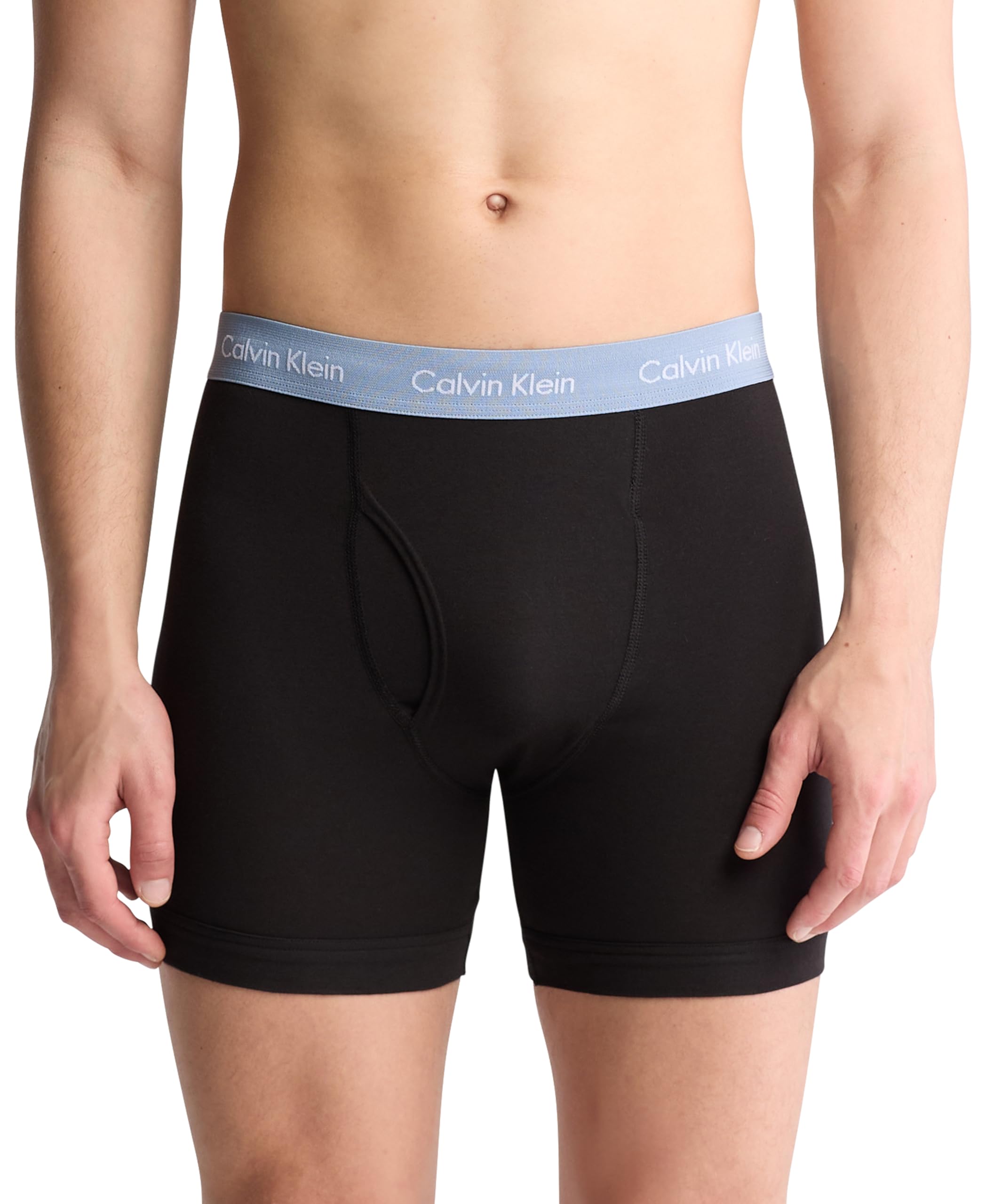 Foto 3 pulgar | Calzoncillos Tipo Bóxer Calvin Klein De Algodón Elástico Para Hombre, Paquete De 3 - Venta Internacional.