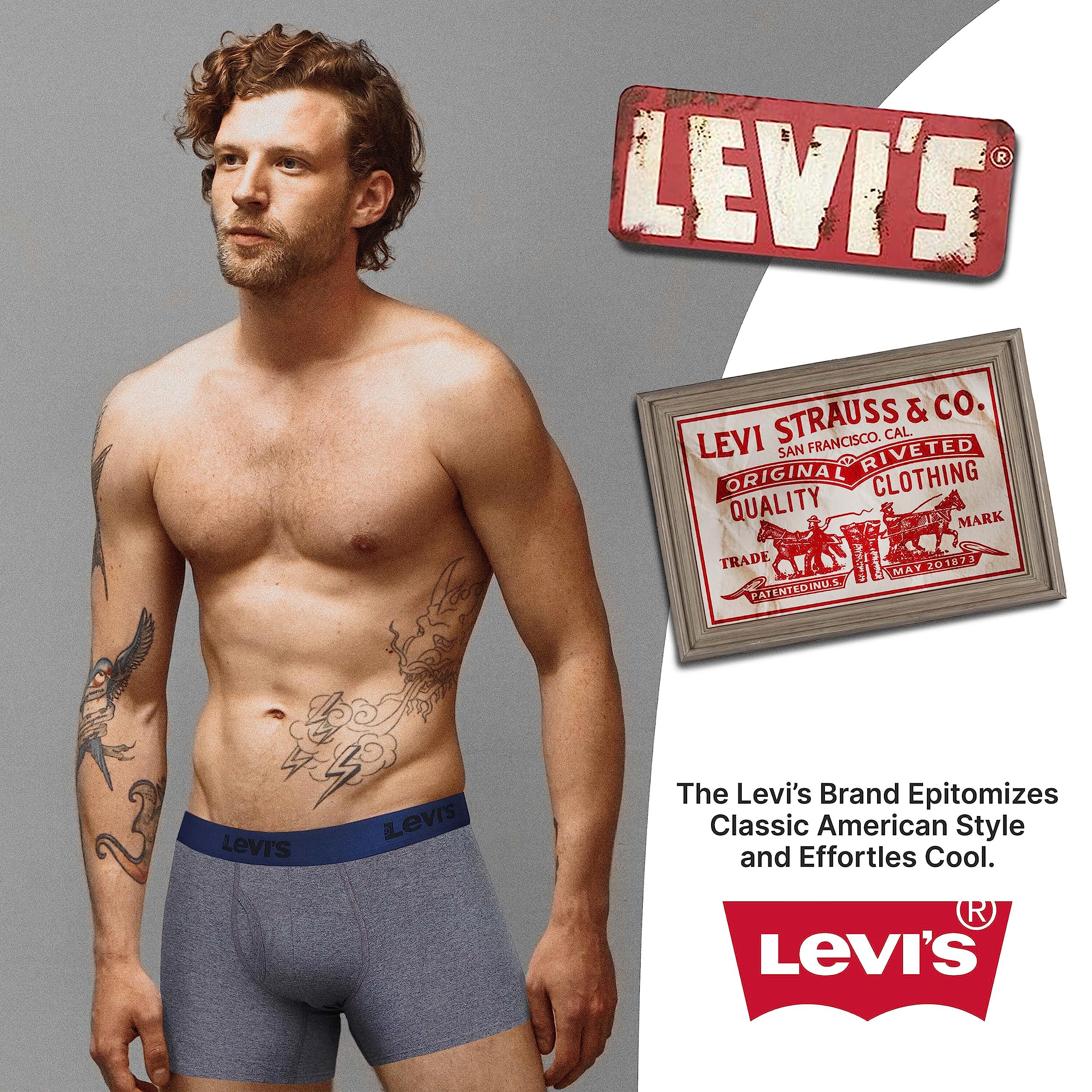Foto 8 pulgar | Calzoncillos Tipo Bóxer Levi's Ultimate Comfort, Paquete De 4, Para Hombre - Venta Internacional.