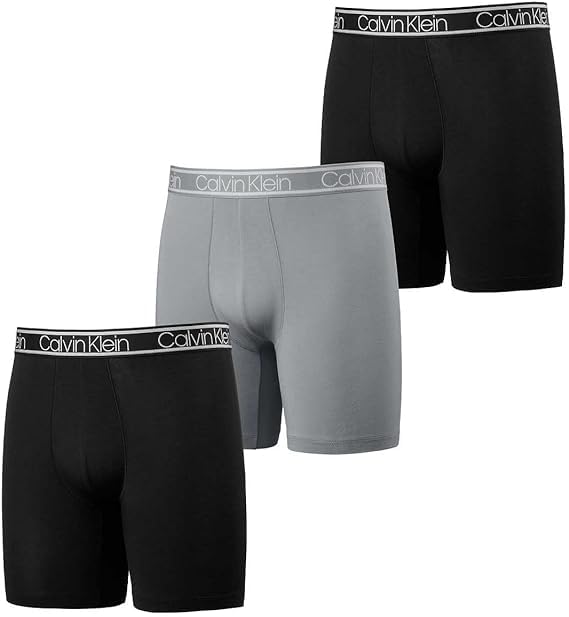 Foto 2 pulgar | Calzoncillos Bóxer Calvin Klein De Microfibra Para Hombre, Paquete De 3 - Venta Internacional.