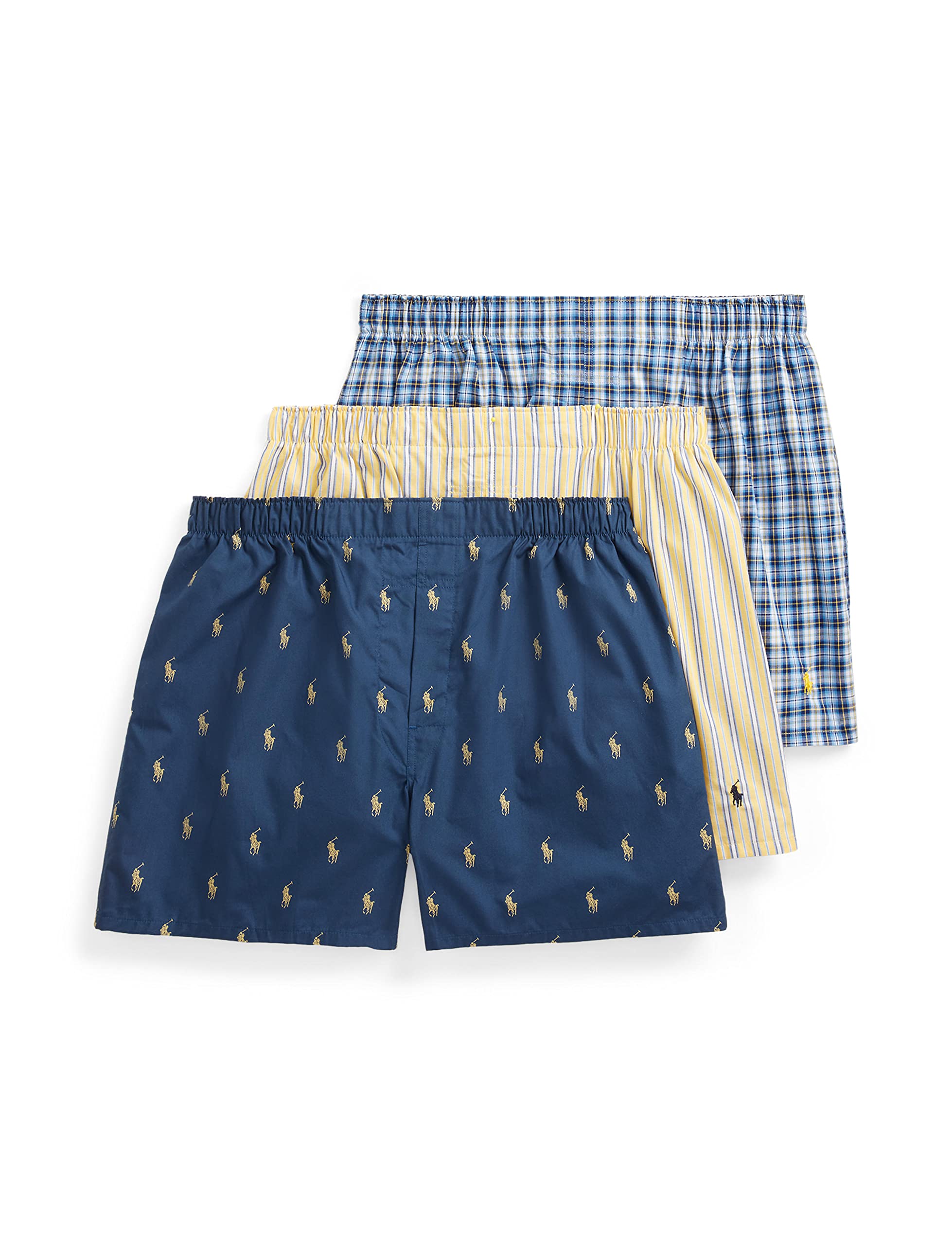 Foto 1 | Boxers Polo Ralph Lauren Classic Fit De Algodón, Paquete De 3 Unidades, Para Hombre - Venta Internacional.