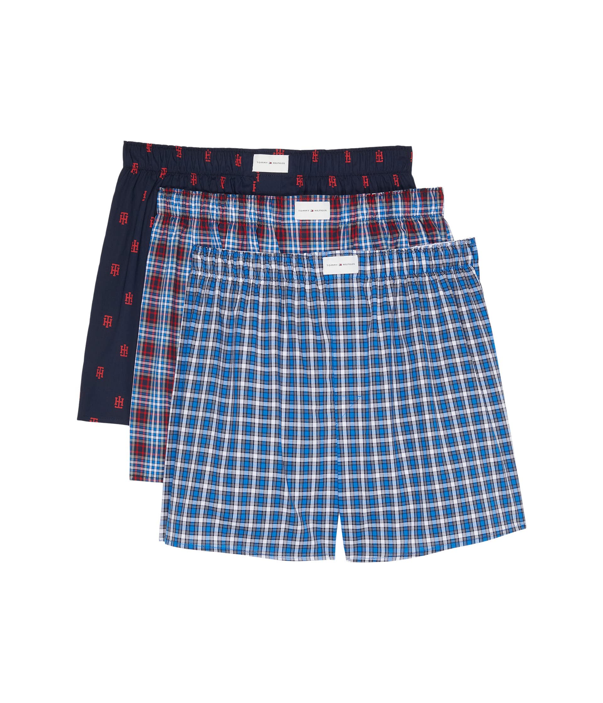 Foto 2 pulgar | Ropa Interior Tommy Hilfiger Cotton Classics Woven Boxer, Paquete De 3 - Venta Internacional.