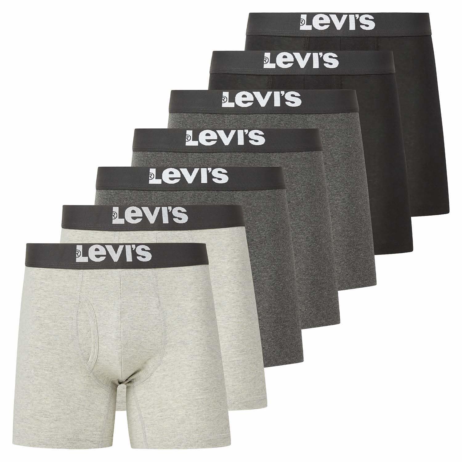 Foto 2 pulgar | Calzoncillos Tipo Bóxer Levi's De Algodón Elástico Para Hombre, Paquete De 7 - Venta Internacional.