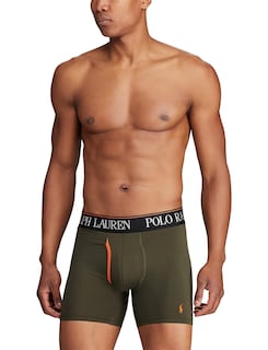 Foto 3 | Calzoncillos Tipo Bóxer Polo Ralph Lauren 4d Flex Cool, Microfibra, Paquete De 3 - Venta Internacional.