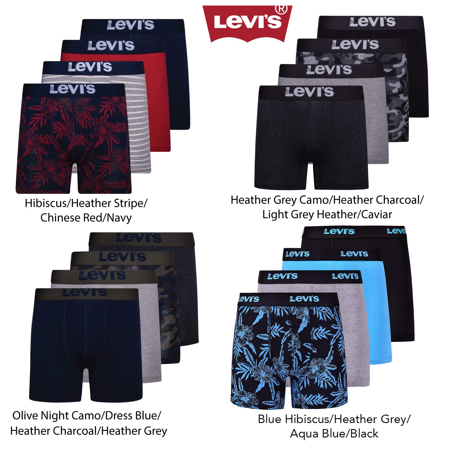 Foto 5 pulgar | Calzoncillos Tipo Bóxer Levi's Ultimate Comfort, Paquete De 4, Para Hombre - Venta Internacional.