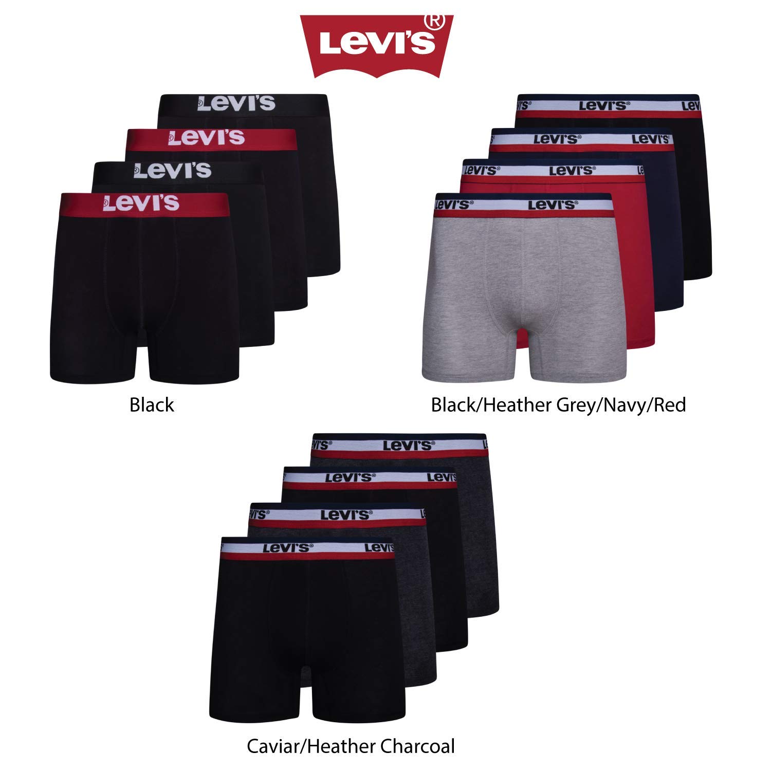 Foto 6 pulgar | Calzoncillos Tipo Bóxer Levi's Ultimate Comfort, Paquete De 4, Para Hombre - Venta Internacional.