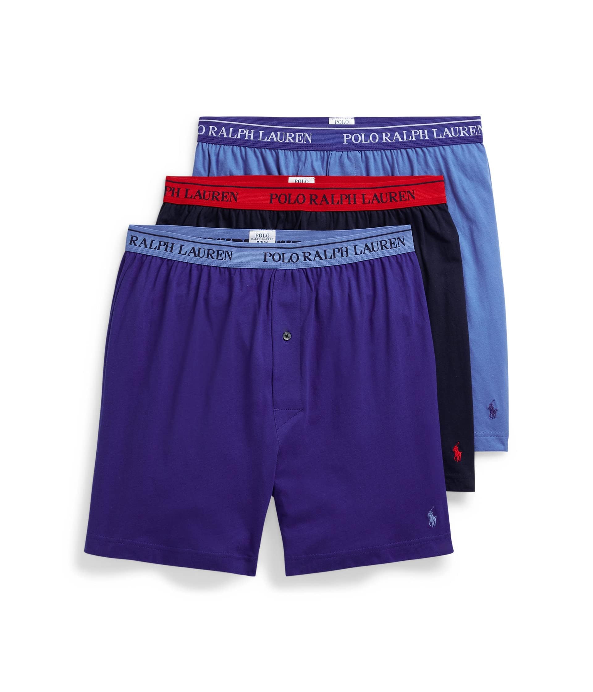 Foto 1 | Polo Tipo Bóxer Ralph Lauren Classic Fit Con Absorción De Humedad, Paquete De 3 - Venta Internacional.