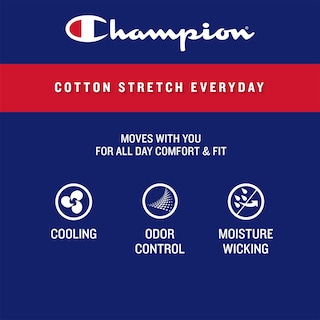 Foto 3 | Calzoncillos Bóxer Champion Every Day Comfort De Algodón Elástico Para Hombre - Venta Internacional.