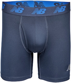 Foto 4 | Calzoncillos Tipo Bóxer New Balance 6 Performance Para Hombre, Paquete De 3, Color Negro L - Venta Internacional.