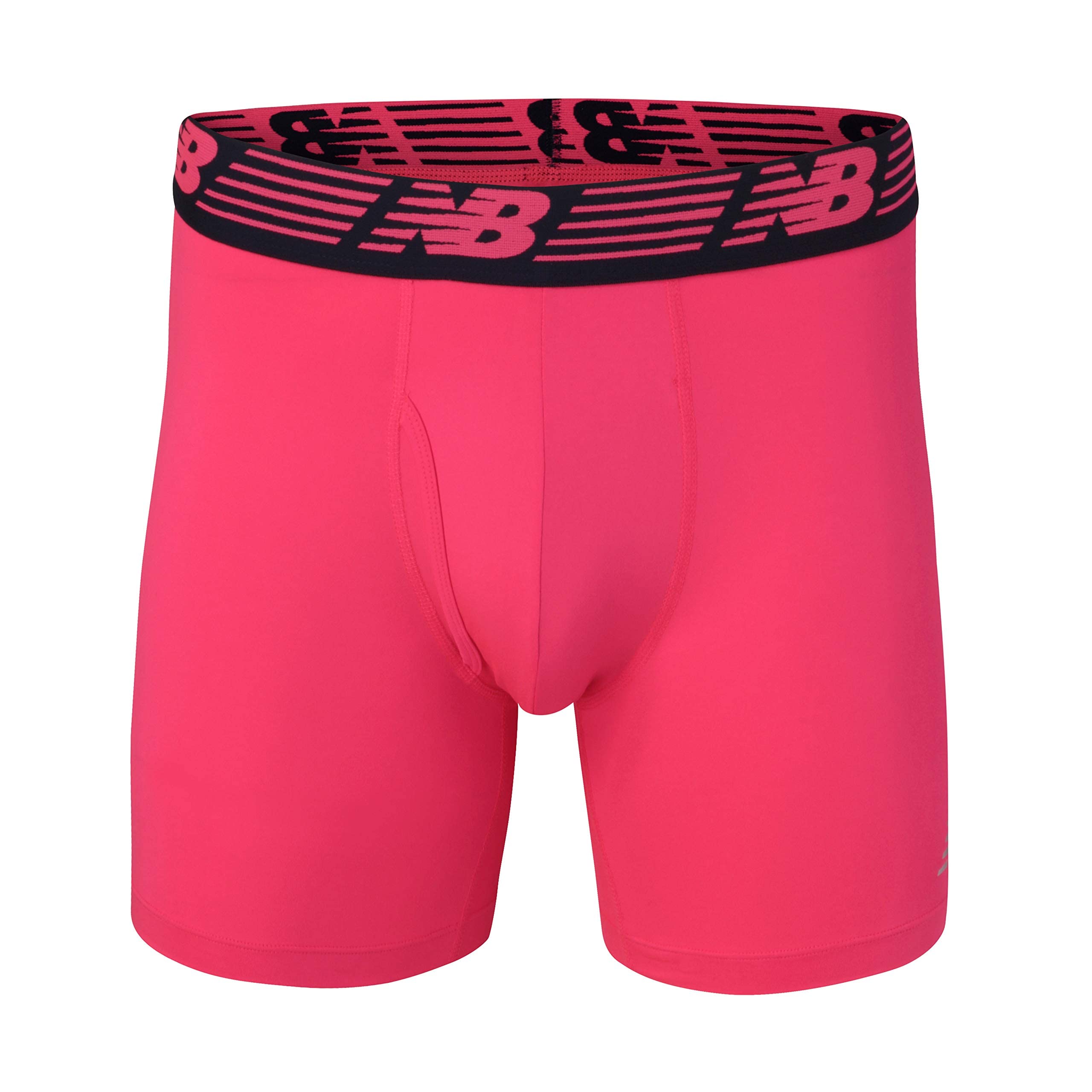 Foto 3 pulgar | Calzoncillos Tipo Bóxer New Balance Para Hombre, 6 Unidades, Color Rosa, Azul Y Gris, Talla Xl - Venta Internacional.