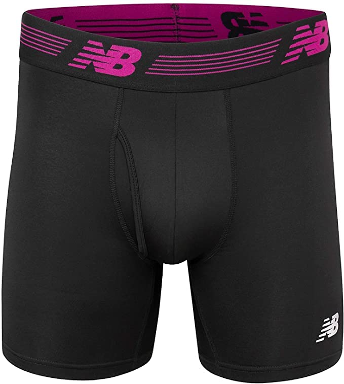 Foto 5 pulgar | Calzoncillos Tipo Bóxer New Balance Para Hombre, 6 Unidades, Color Rosa, Azul Y Gris, Talla Xl - Venta Internacional.