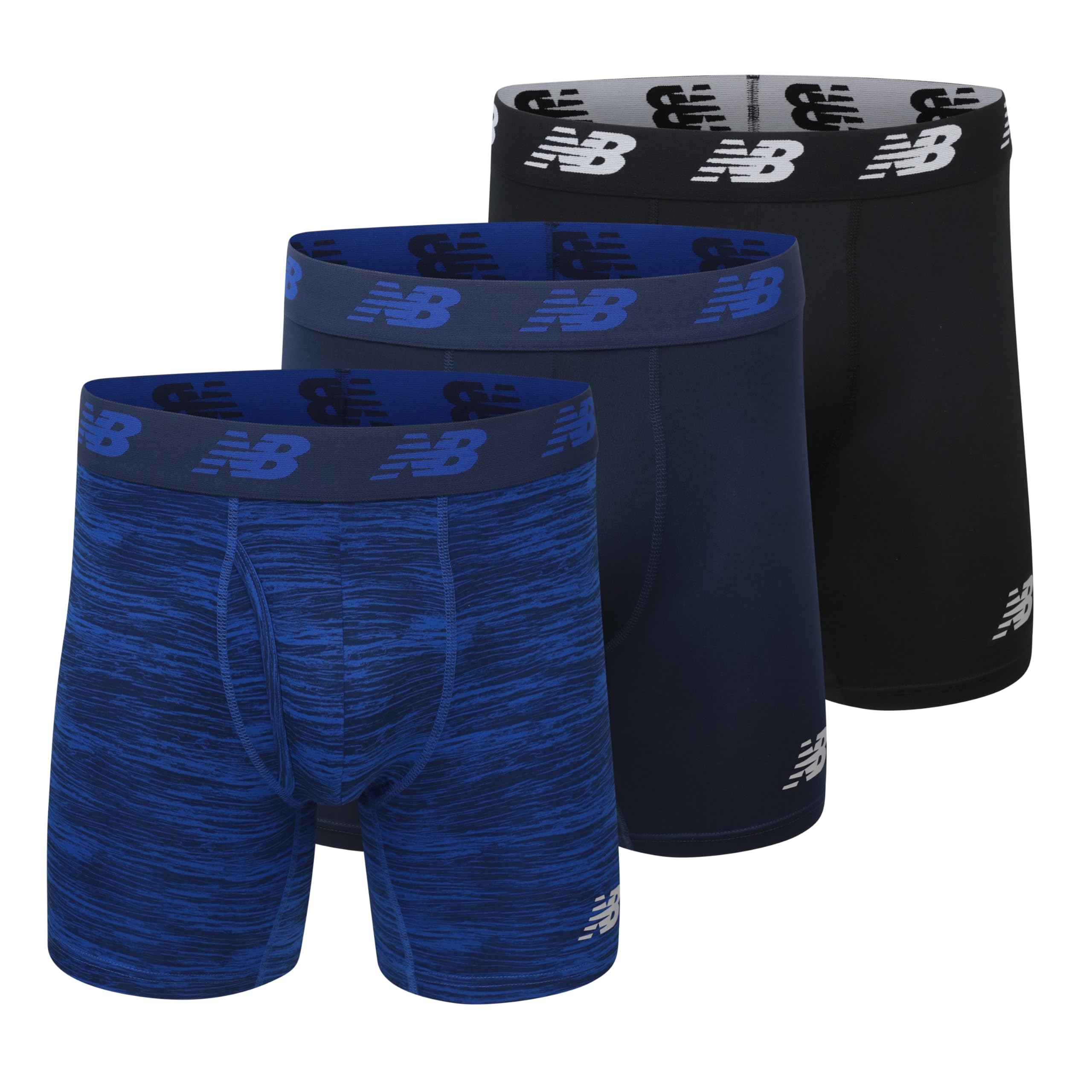 Calzoncillos Tipo Bóxer New Balance 6 Para Hombre, Paquete De 3, Pigmentados, Xl - Venta Internacional.